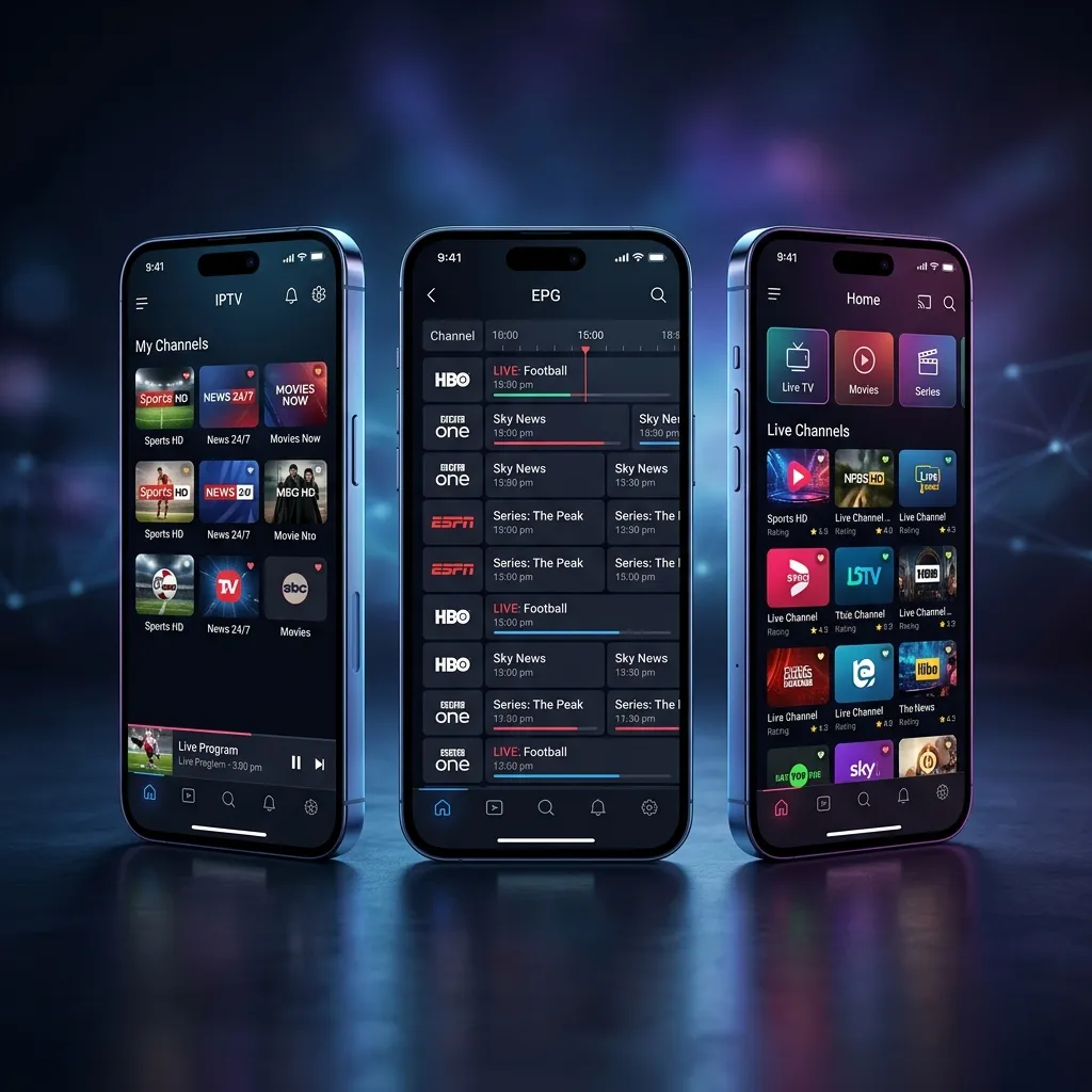 Comparatif meilleures applications IPTV TiviMate Smarters TVPikoma